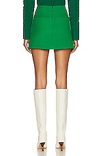 Zimmermann Celestial Pocket Skirt in Vivid Green, view 3, click to view large image.