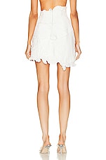 Zimmermann Tama Filigree Skirt in Ivory, view 4, click to view large image.