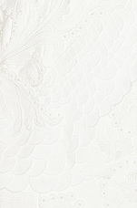 Zimmermann Tama Filigree Skirt in Ivory, view 6, click to view large image.