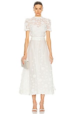 Zimmermann Matchmaker Lift Off Skirt in Ivory, view 4, click to view large image.