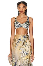 Zimmermann Tama Bralette in Forget Me Knots, view 1, click to view large image.