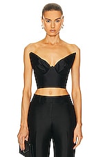 Zimmermann Matchmaker Bodice Top in Black, view 1, click to view large image.