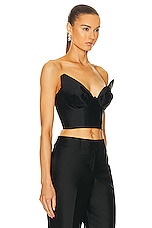 Zimmermann Matchmaker Bodice Top in Black, view 2, click to view large image.