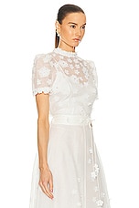 Zimmermann Matchmaker Lift Off Top in Ivory, view 2, click to view large image.