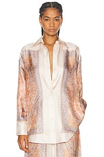 Zimmermann Illustration Paisley Top in Paisley Haze, view 1, click to view large image.