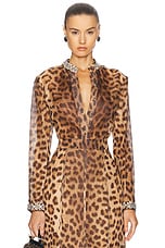 Zimmermann Crush Embellished Body Top in Leopard | FWRD