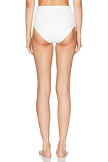 Zimmermann Halliday Eyelet Bikini Bottom in Ivory, view 3, click to view large image.