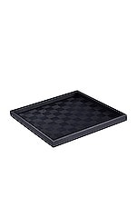 ZANAT Kioko Serving Tray &amp; Chess Board in Maple Black, view 1, click to view large image.