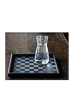 ZANAT Kioko Serving Tray &amp; Chess Board in Maple Black, view 2, click to view large image.
