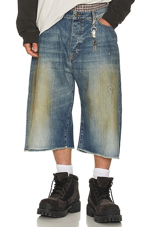424 Big Daddy Denim Short in Blue