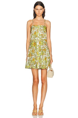 Alemais Kitty Mini Dress in Ivory