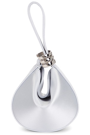 Amanu The Mini Zambia Bag in Metallic Silver