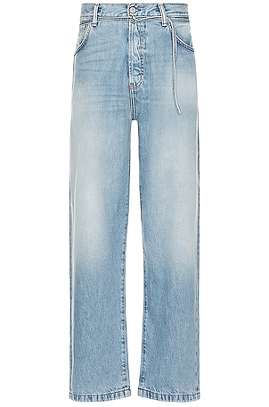 Acne Studios 1991 Toj Vintage Straight Denim Jean In Light Blue in Denim-Light