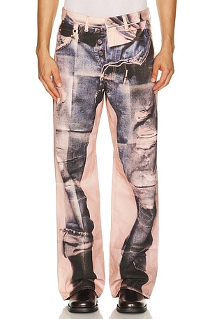 Acne Studios Acne Studios 1981 U Tlo Photopaper Pink in Pink