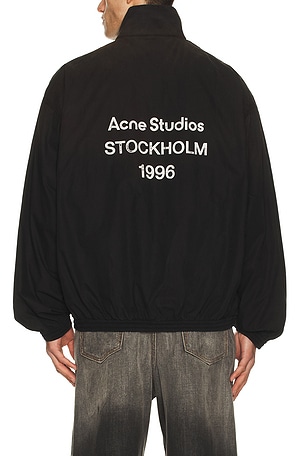 Acne Studios Olando Soft Cotton Poplin Jacket in Black
