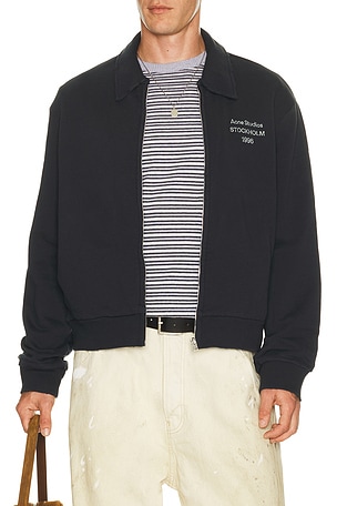 Acne Studios Fokot U Zip 1996 in Black