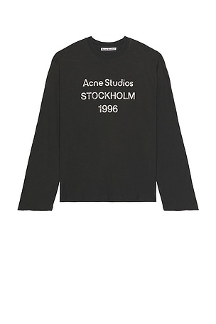 Acne Studios Edden Long Sleeve T-Shirt in Black