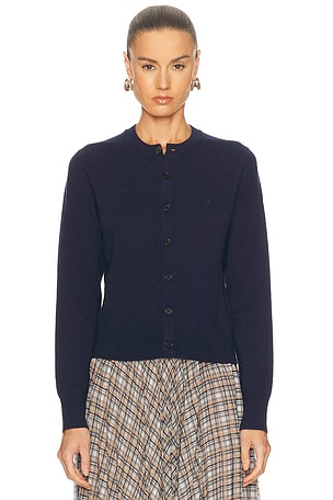 Acne Studios Kalas Yak Cardigan in Navy