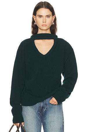 Acne Studios Karoon Sweater in Dark Green