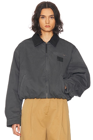 Acne Studios Okra Bomber Jacket in Grey