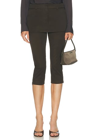 Acne Studios Pukora Tailored Trouser in Brown