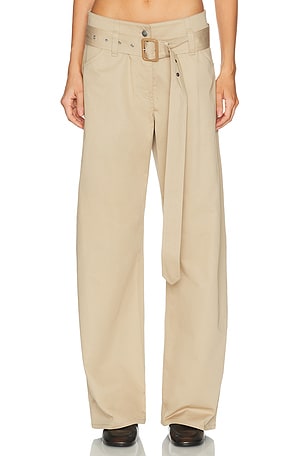 Acne Studios Page Tailored Twill Trouser in Beige