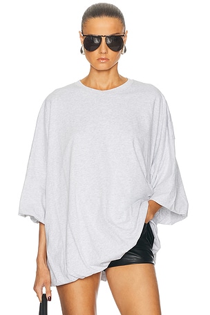 Acne Studios Eniko Top in Light Grey