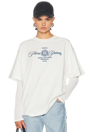 Acne Studios Edra T-Shirt in White