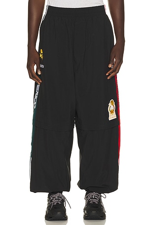 adidas Originals x Willy Chavarria Oversized Anthem Track Pant in Black