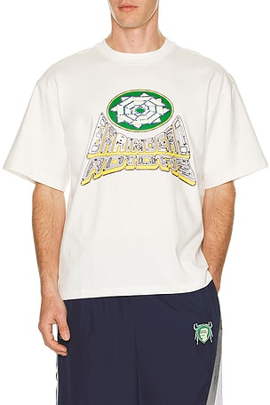 adidas Originals x Brain Dead Short Sleeve Tee in White