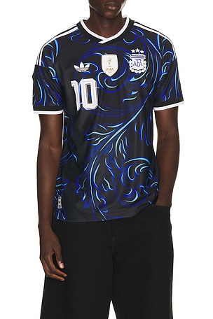 adidas Originals Afa Argentina 26 2010 Away World Cup Jersey in Black