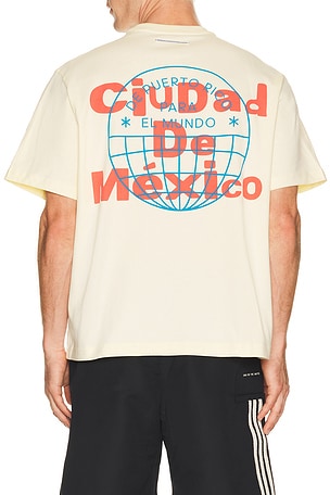 adidas Originals Para x Bad Bunny DTMF Tour Merch Tee in Cream