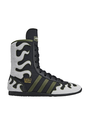 adidas Originals x Brain Dead x Brody King Japan Hi Sneaker in Black