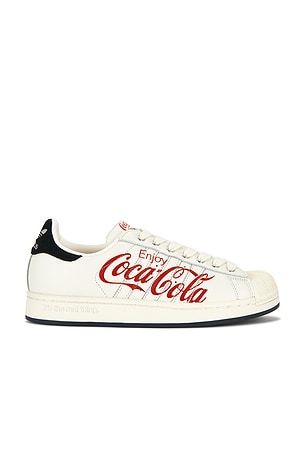 adidas Originals Superstar II Coca-Cola Sneaker in White