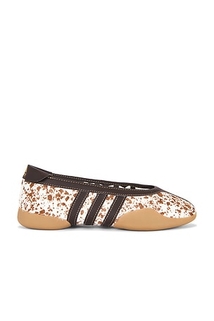 adidas Originals Taekwondo Mei Ballet Sneaker in Brown