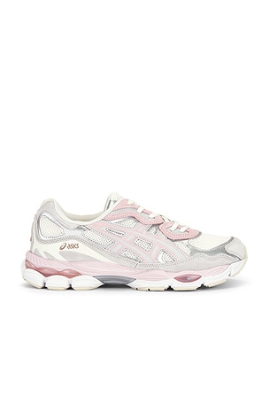 Asics Gel-NYC Sneaker in Pink,Metallic Silver