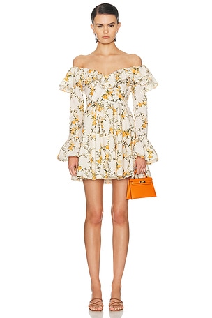 Agua by Agua Bendita Verso Mini Dress in White