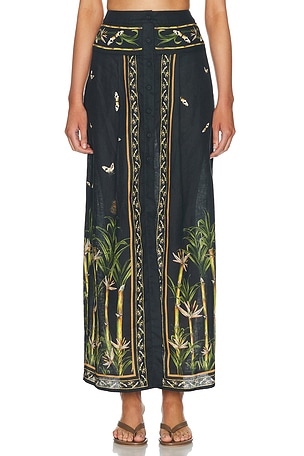 Agua by Agua Bendita Coralina Midi Pareo in Black