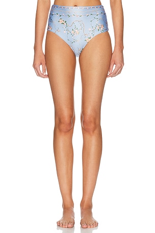 Agua by Agua Bendita Magenta Bikini Bottom in Blue