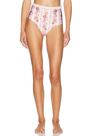 Agua by Agua Bendita Nopal Bikini Bottom in Cream