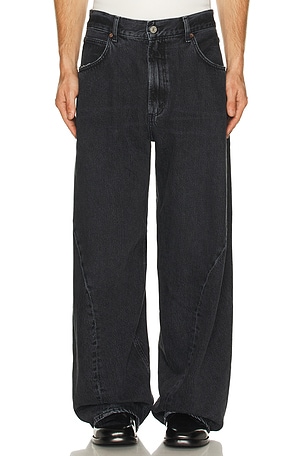 AGOLDE Twist Jean in Black