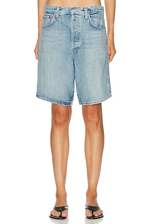 AGOLDE Indra Short Hip Slung Baggy in Blue