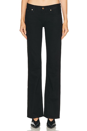 AGOLDE Low Rise Boot Jeans in Black