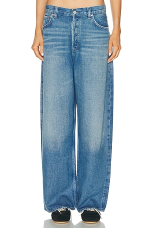 AGOLDE Rounded Baggy Jean in Blue