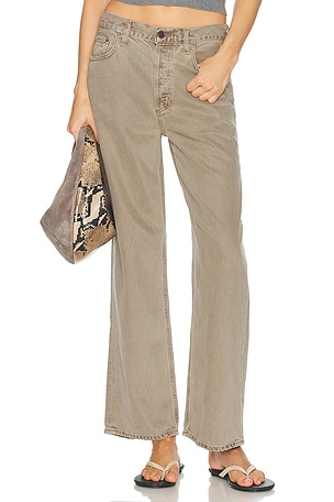 AGOLDE Low Slung Baggy in Brown