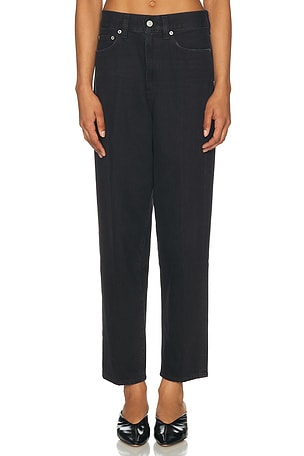 AGOLDE 80s High Rise Vintage Taper Jean in Black