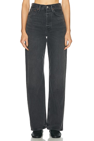 AGOLDE Vintage Loose Jean in Black