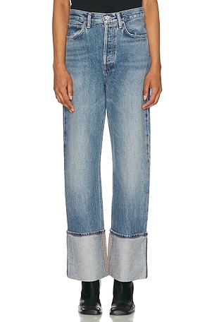 AGOLDE Big Cuff Jean in Blue