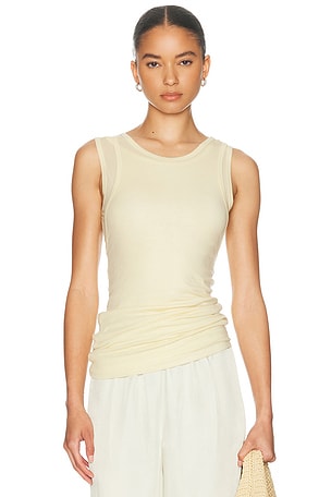 AGOLDE Finch Tank Top in Yellow