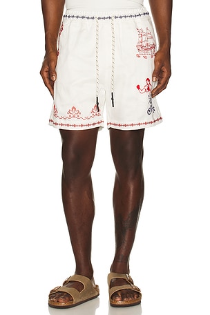 Agua Bendita Miloh Shorts in White
